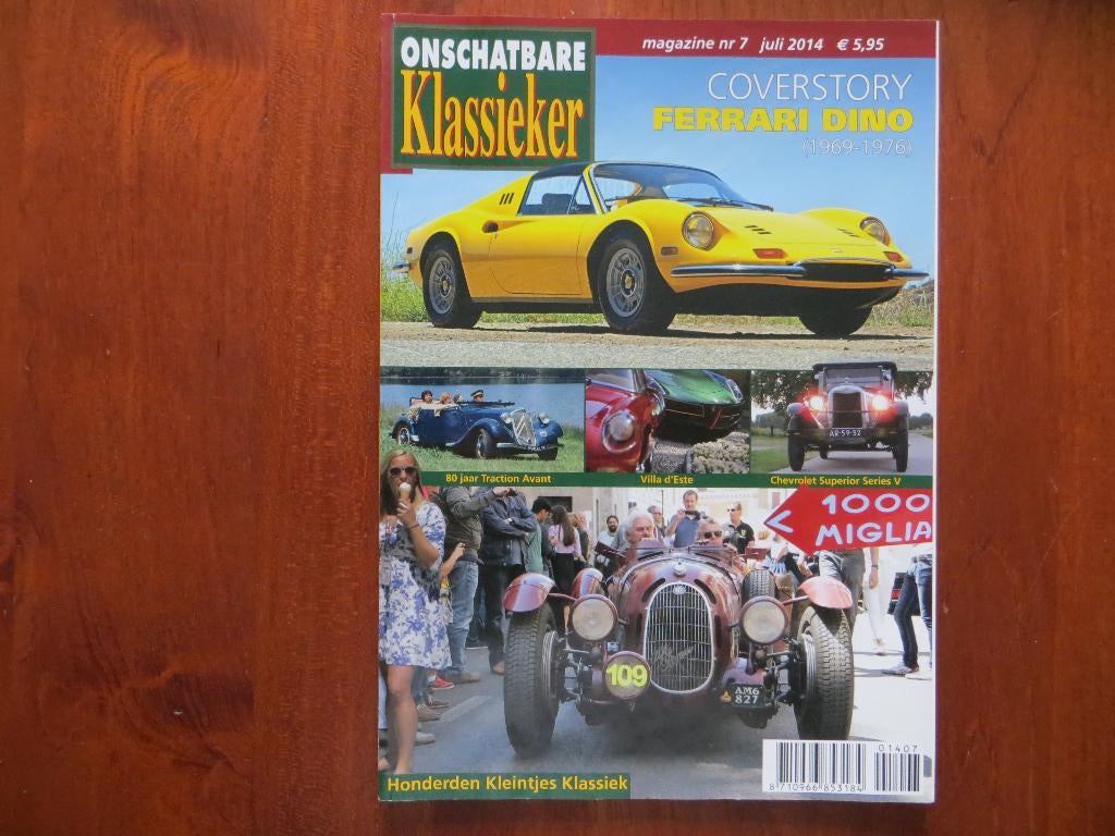Onschatbare Klassieker 7 2014 Ferrari Dino, 80 jr Citroën TA, Boeken, Ophalen of Verzenden, Nieuw, Citroën