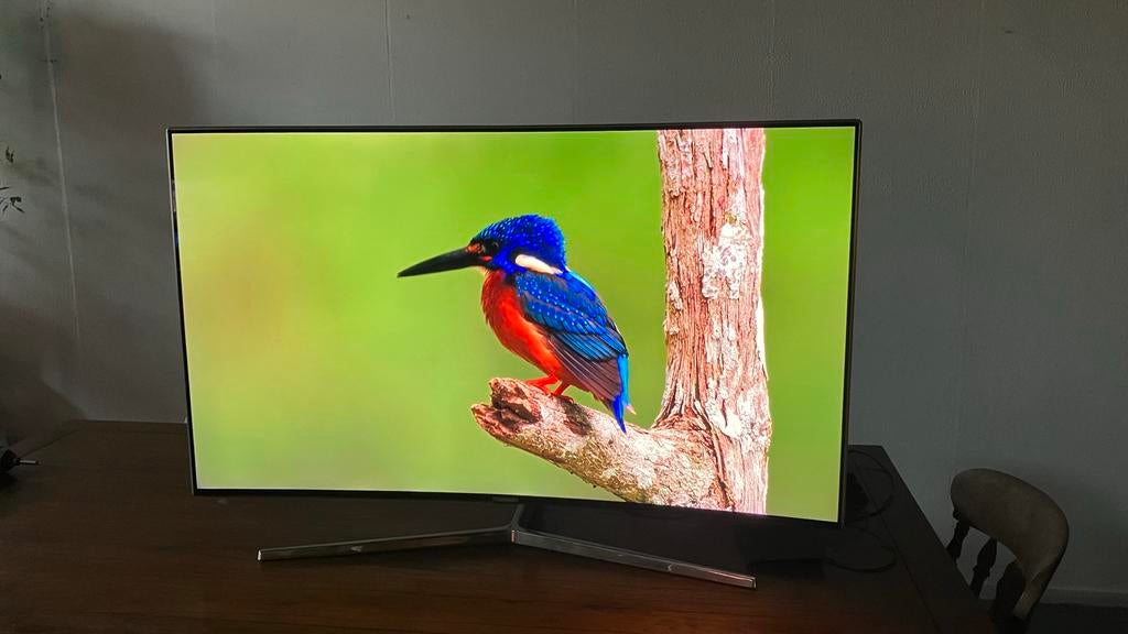 Samsung 4K Curved TV, Audio, Tv en Foto, Televisies, Gebruikt, LED, 100 cm of meer, 4k (UHD), Samsung, 100 Hz, Smart TV, Ophalen