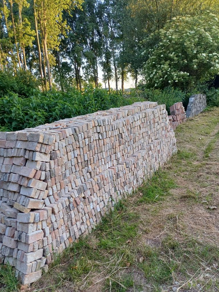 SUPER KORTING! Gele ijsselsteentjes gebikt 5.000 stuks 16x4, Doe-het-zelf en Verbouw, Ophalen of Verzenden, Zo goed als nieuw