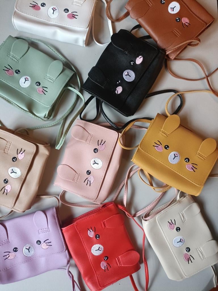 Konijnen handtasjes, tasje meisje, kind, dierentasje, Sieraden, Tassen en Uiterlijk, Ophalen of Verzenden, Nieuw, Overige kleuren