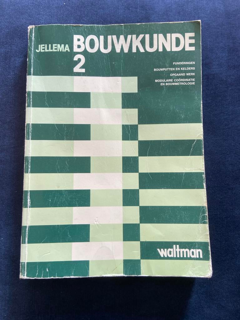 Studie boeken HBOBiuwkunde 2en 3 van Jellema, Ophalen of Verzenden, Beta, Gelezen, HBO