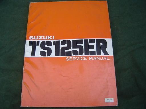 Suzuki TS125ER 1979 motorcycle service manual TS 125 ER, Ophalen of Verzenden, Suzuki