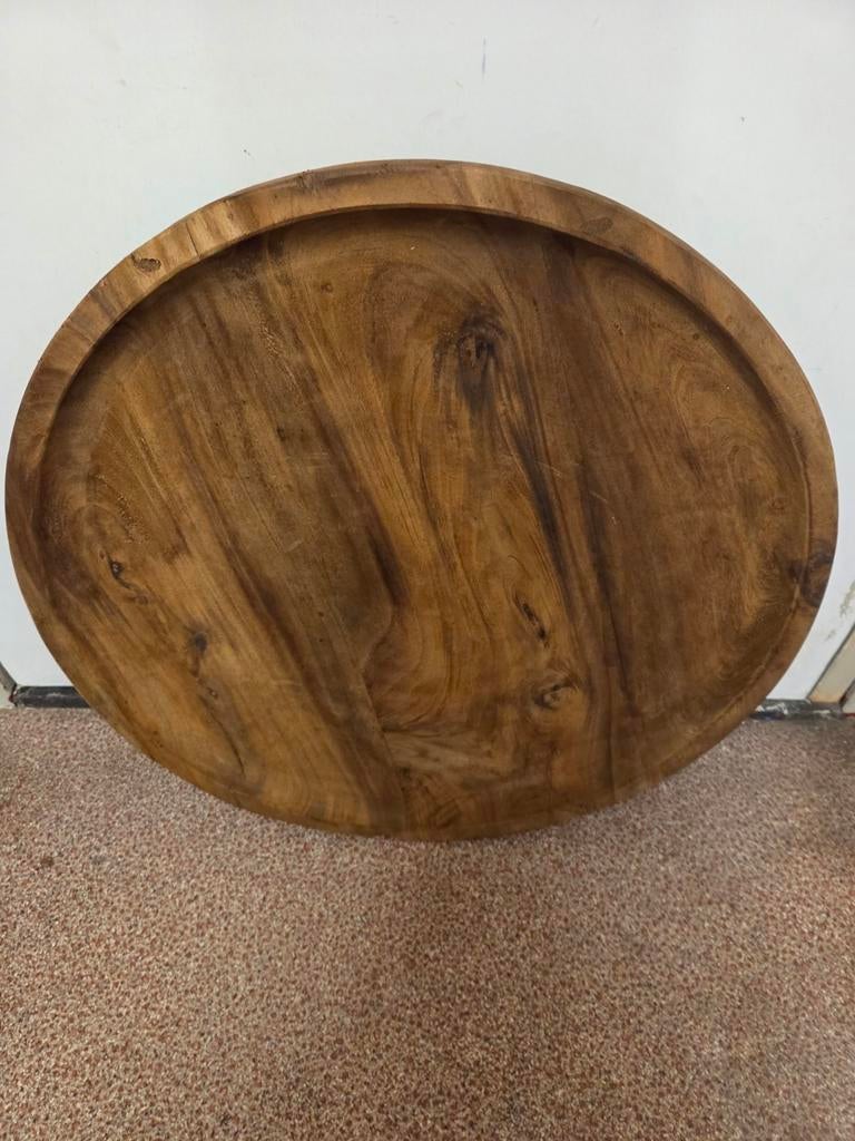 Wooninrichting, Ophalen of Verzenden, Nieuw, Rond, Hout