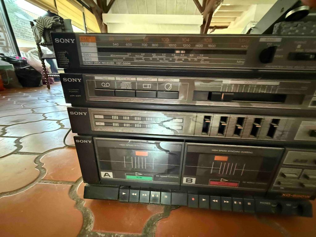 Sony dubbel cassette deck, Audio, Tv en Foto, Cassettedecks, Ophalen of Verzenden, Dubbel, Sony, Auto-reverse