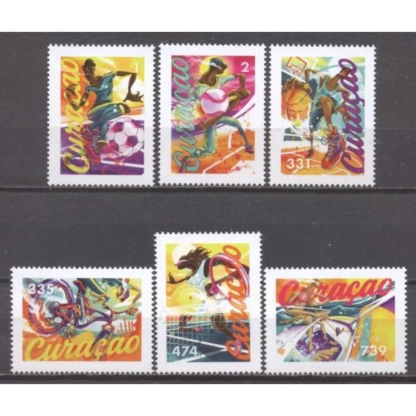 Curacao 456/61 postfris Sport 2020, Ophalen of Verzenden, Postfris