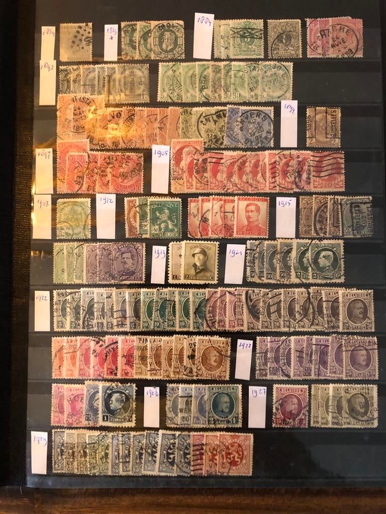 België Postzegel Verzameling te Koop, Met envelop, Frankeerzegel, Ophalen of Verzenden, Gestempeld