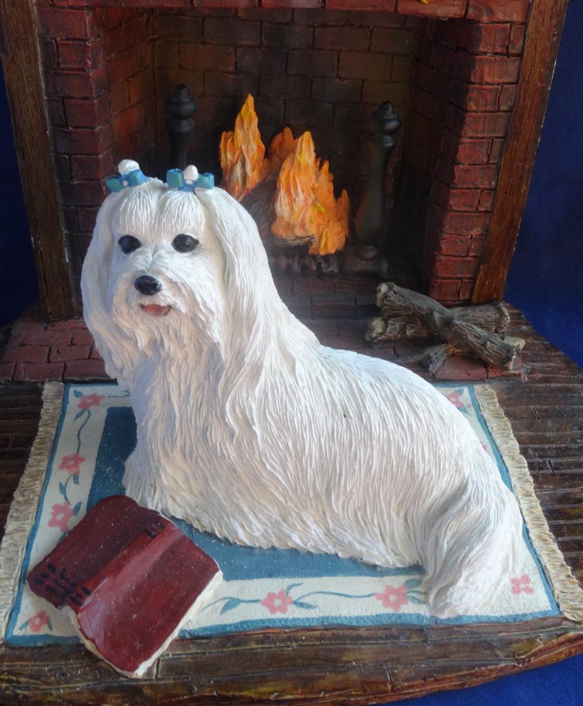 MALTEZER HOND * SCHATTIG BEELD EN TEGEL * Nieuw *, Verzenden, Nieuw, Dier