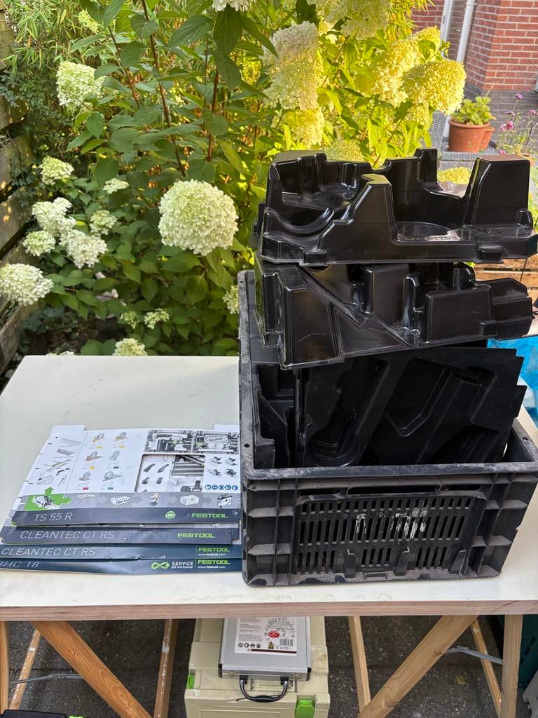 Systainer Inlays - Diverse Festool makita panasonic Inlays, Ophalen of Verzenden, Gebruikt