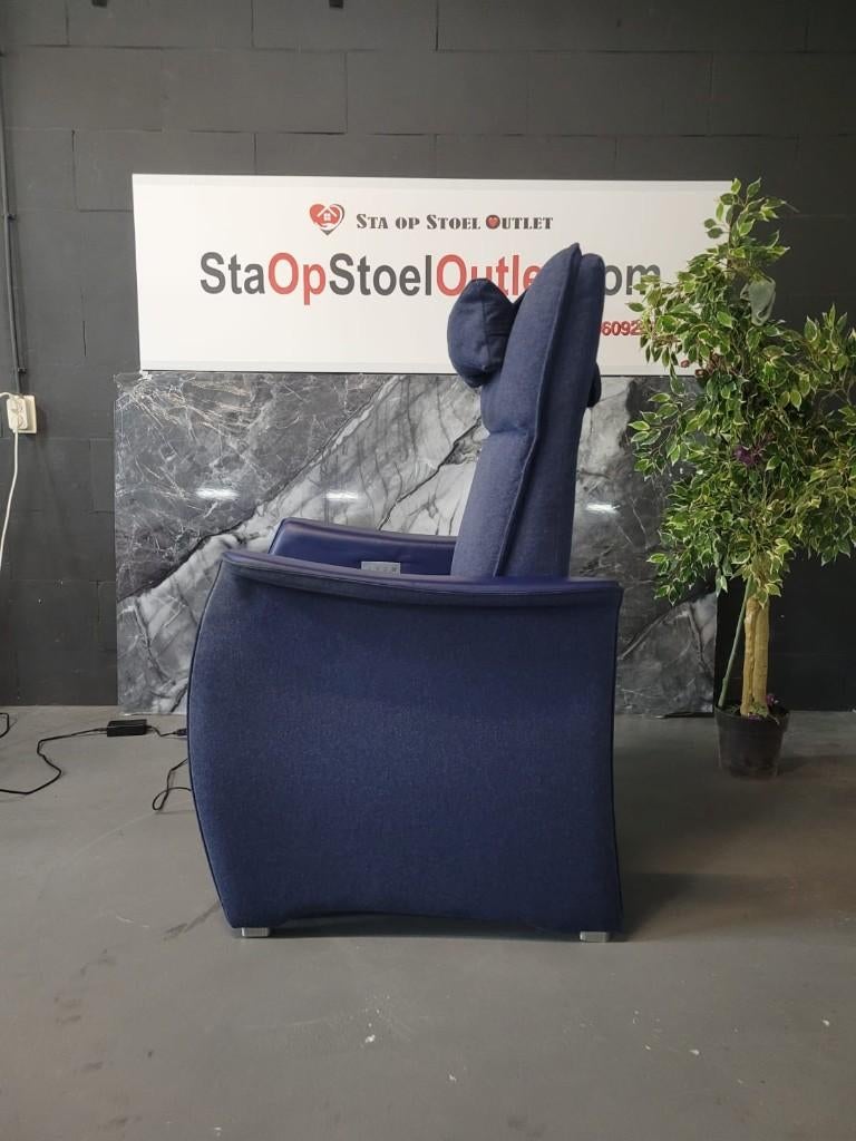 Staopstoel Easysit Indigoblauw XL-zithoogte, Minder dan 75 cm, Ophalen of Verzenden, Zo goed als nieuw, Stof