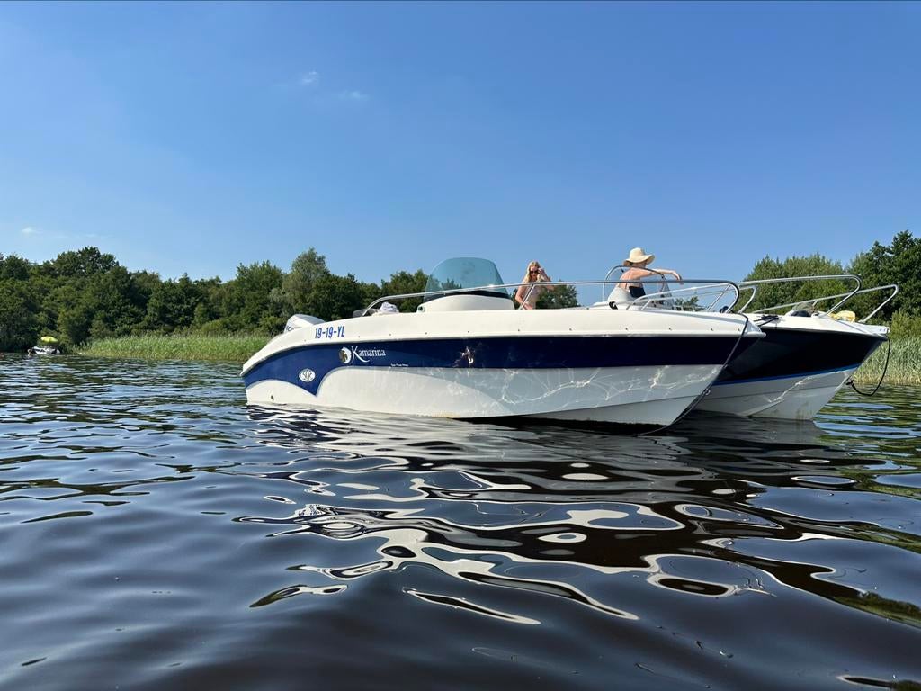 Kamarina 505-75PK Honda -Consoleboot/Speedboot  incl trailer, Watersport en Boten, Vis- en Consoleboten, Zo goed als nieuw, Ophalen