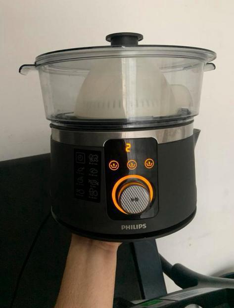 Philips groentestomer met rijststomer bakje, Ophalen of Verzenden