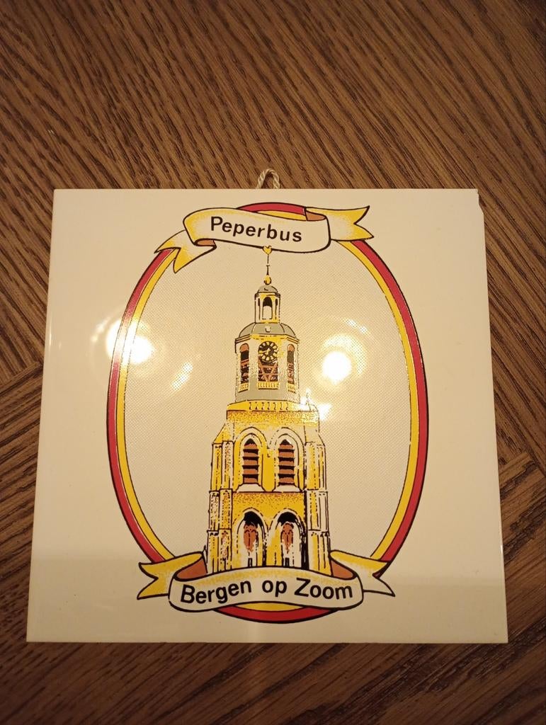 Vastenavend krabbegat tegeltje Peperbus, Ophalen of Verzenden