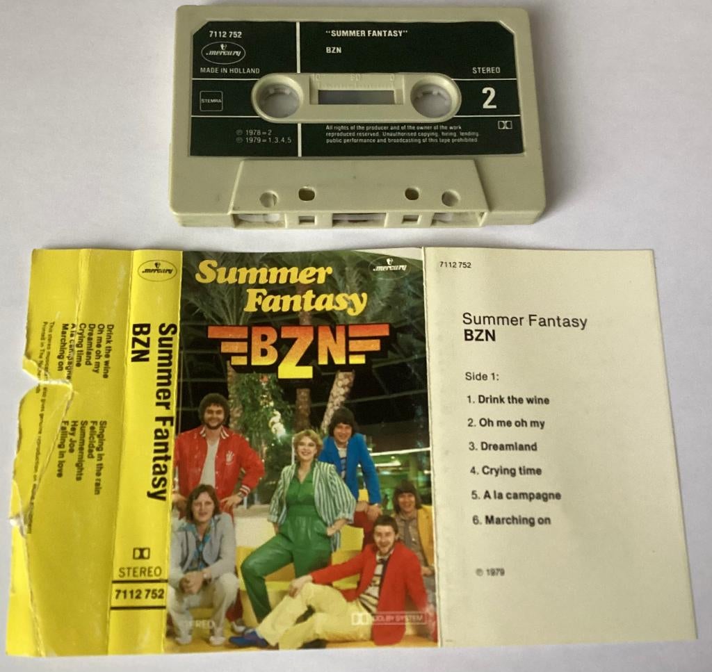 BZN Summer Fantasy MC, Gebruikt, 1 bandje, Ophalen of Verzenden, Origineel