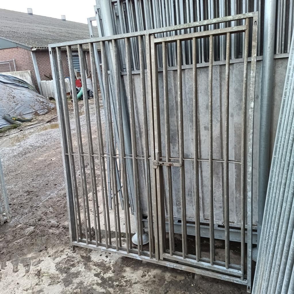 2 stuks 1,5m deurpaneel 175 hoog hondenkennel kennels, Ophalen, Hondenkennel, 100 cm of meer, 110 cm of meer