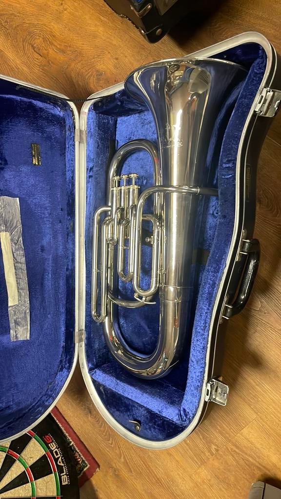 Euphonium vintage B&F, Ophalen of Verzenden, Gebruikt, Koperblazer
