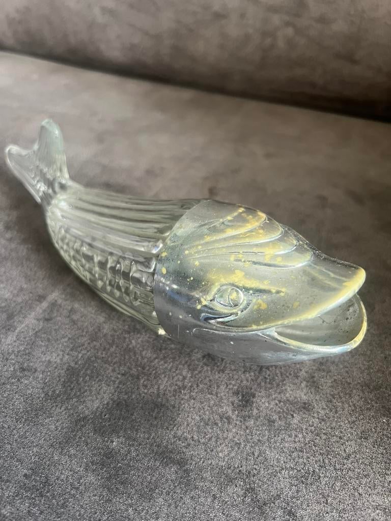 Vintage Kristallen Noten / Pinda dispenser., Antiek en Kunst, Antiek | Glas en Kristal, Ophalen of Verzenden