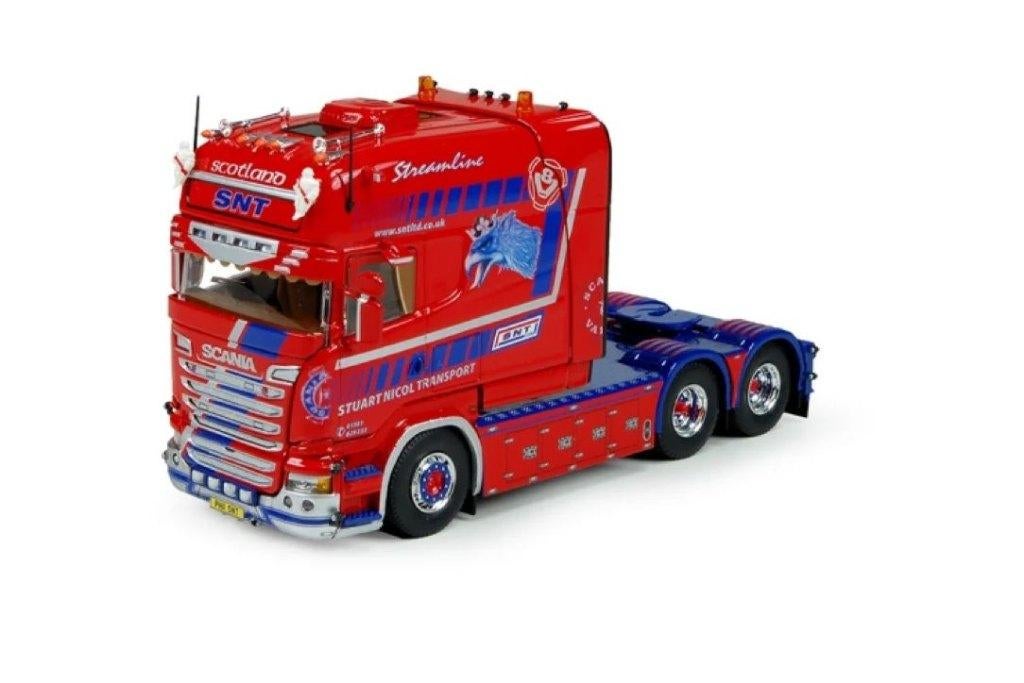 Gezocht/wanted Tekno Scania Longline "Stuart Nicol", Ophalen of Verzenden, Zo goed als nieuw, Bus of Vrachtwagen, Tekno