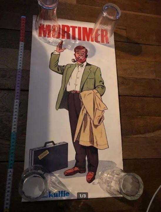 Mortimer kuifje weekblad bestel poster, Eén stripboek, Ophalen of Verzenden, Zo goed als nieuw