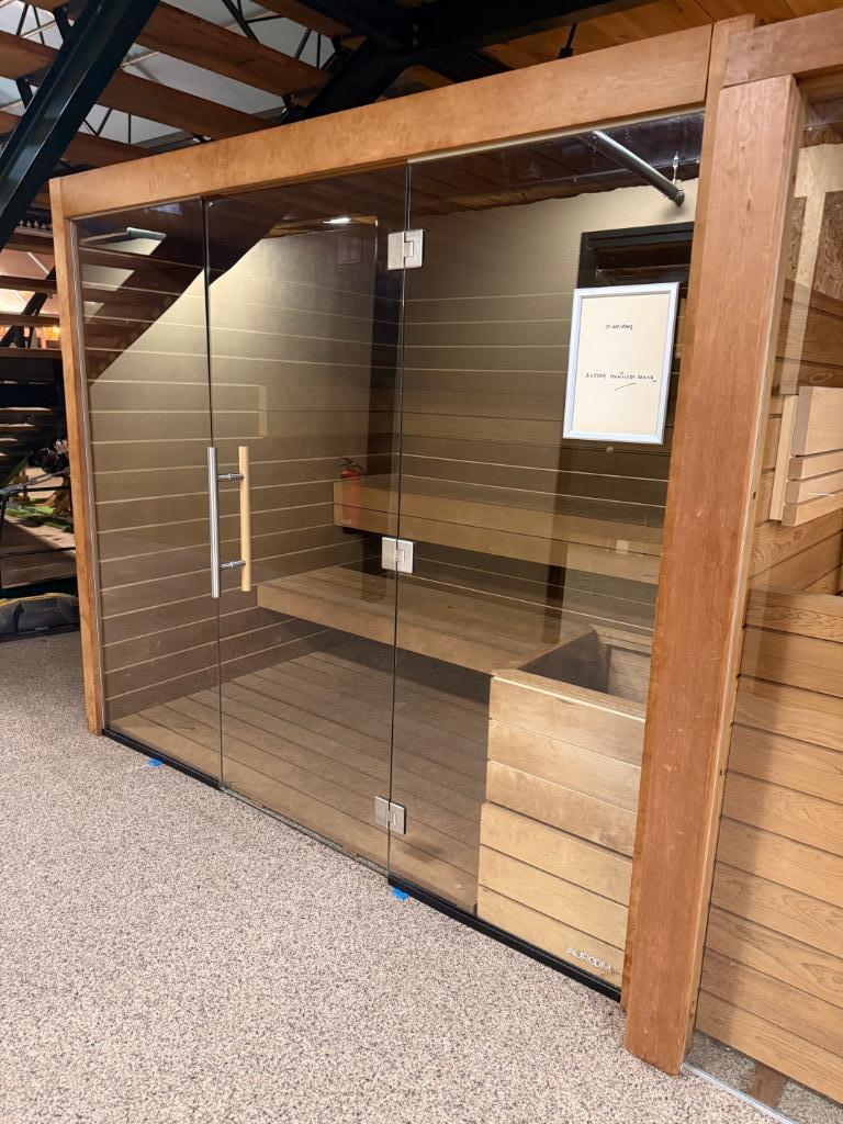 Auroom Maatwerk binnensauna - SHOWROOMMODEL, Ophalen, Zo goed als nieuw, Fins of Traditioneel, Complete sauna