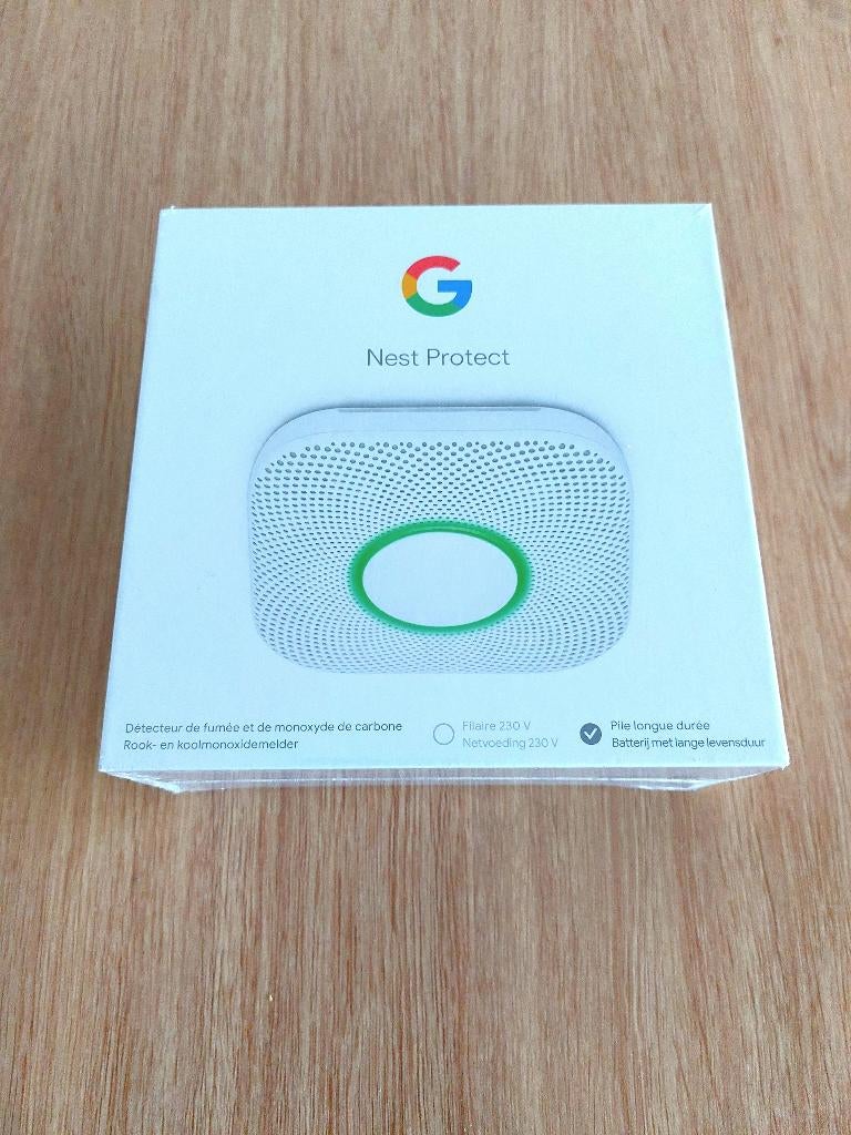 Google Nest Protect V2 Batterij nieuw in plastic seal, Detector, Sensor of Melder, Nieuw, Ophalen of Verzenden, Rook