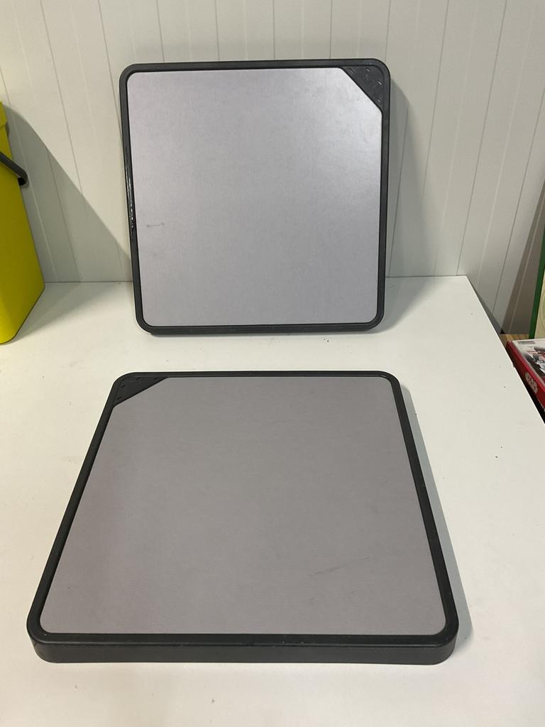 Crespo 2 tafelbladen voor Crespo krukjes, Caravans en Kamperen, Kampeermeubelen, Ophalen, Zo goed als nieuw, Campingtafel