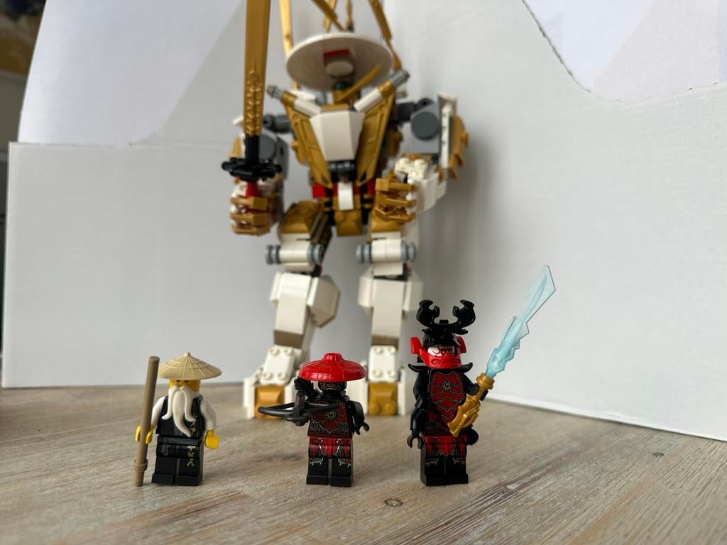 Lego Ninjago Legacy Gouden Mech 71702, Ophalen of Verzenden, Zo goed als nieuw, Complete set, Lego