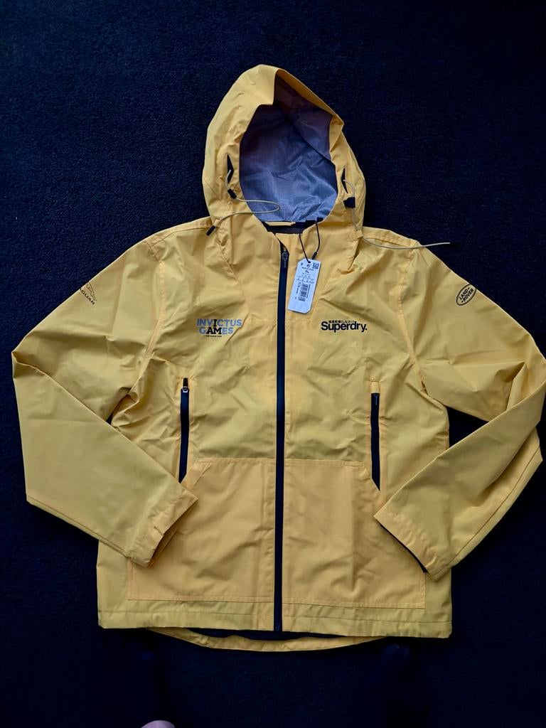 Superdry Jas Invictus Games Geel Maat XL, Ophalen of Verzenden, Nieuw, Maat 56/58 (XL), Geel