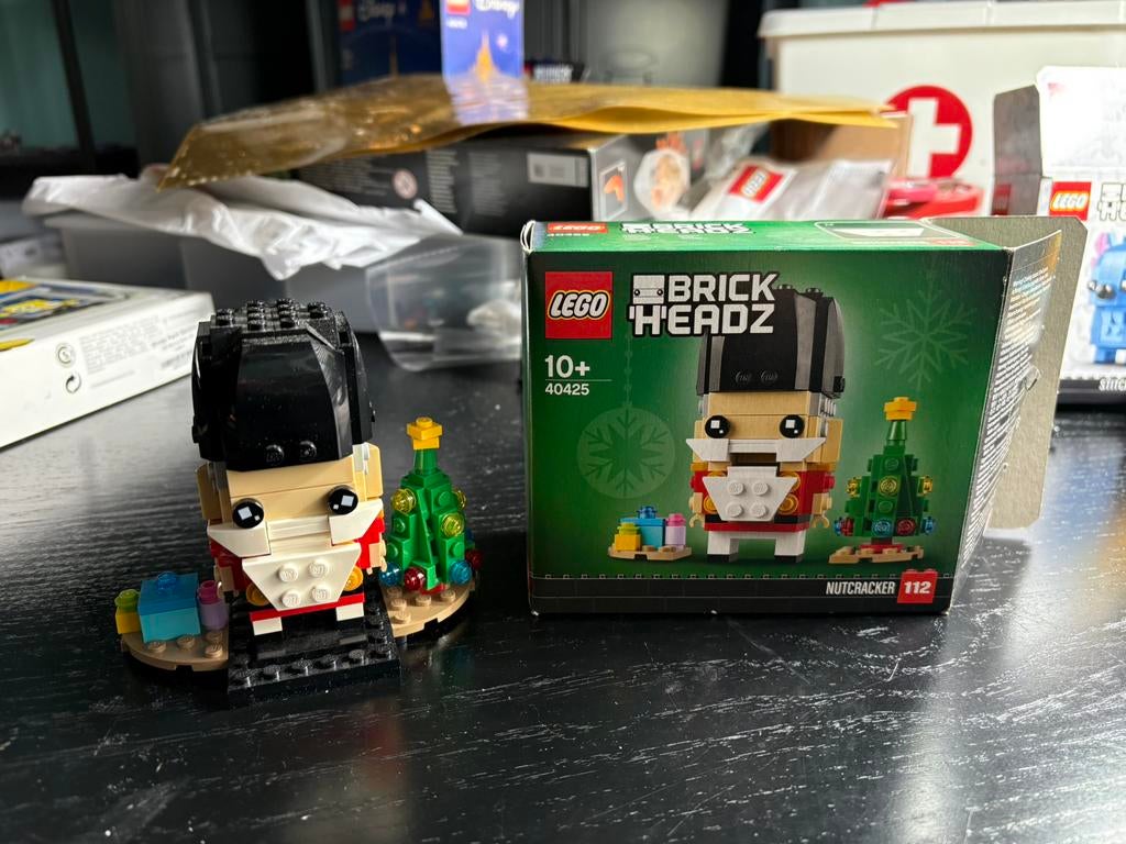 Lego Brick Headz set 40425 nutcracker, Ophalen, Zo goed als nieuw