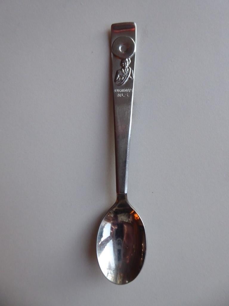 lepeltje Jeugdkorps N.L.S.- G Sola Z Na lang streven, Ophalen of Verzenden