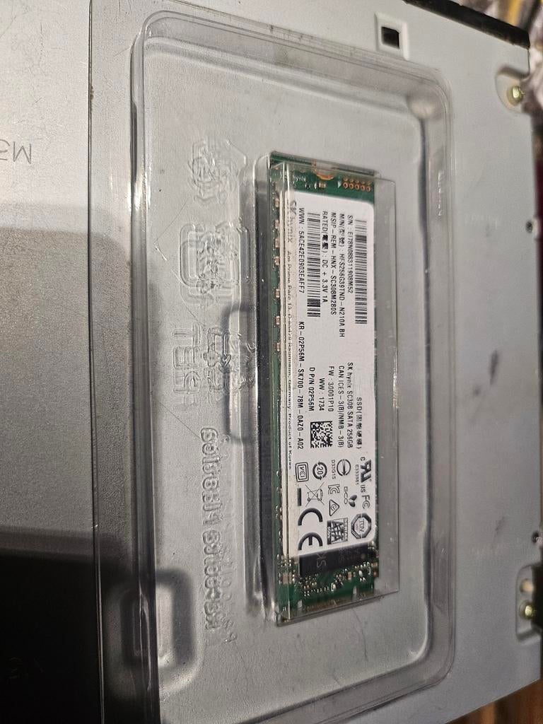 256GB M.2 SATA SSD - Gebruikt, Computers en Software, Harde schijven, Intern, Gebruikt, 256GB, Ophalen of Verzenden