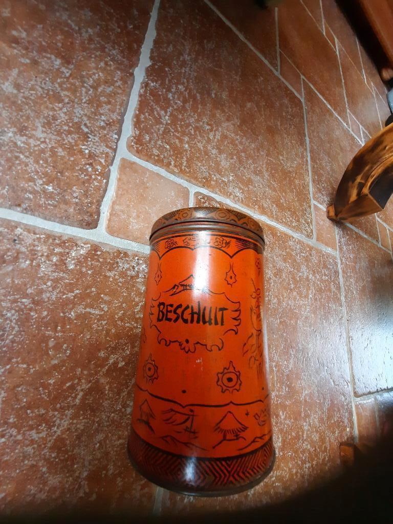 Blik beschuit, Ophalen of Verzenden, Gebruikt, Beschuit