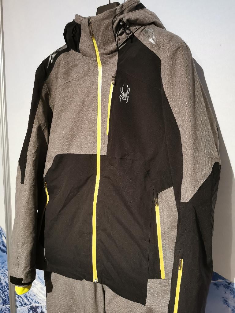 Spyder Skipak Orbiter/Dare GTX, L/52, Zwart/grijs, Gore-tex, Kleding | Heren, Wintersportkleding, Maat 52/54 (L), Ophalen of Verzenden