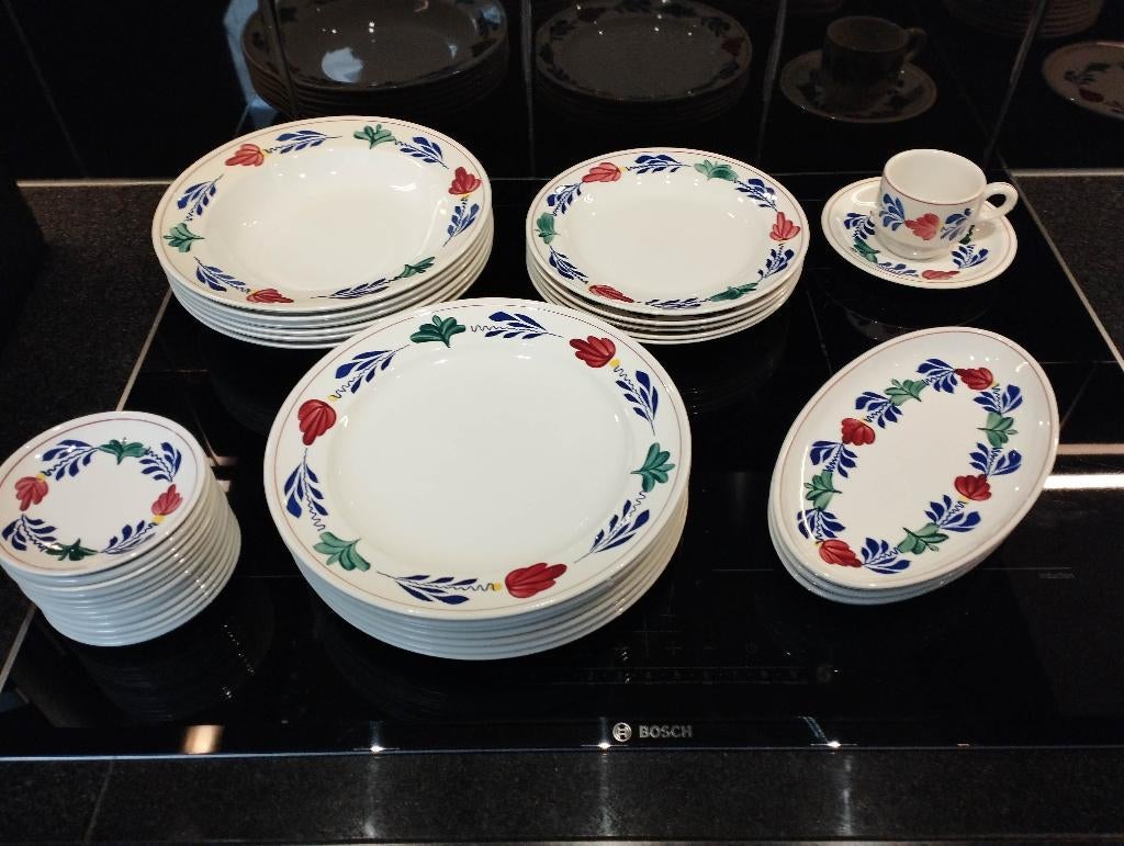 Boerenbont Boch servies en glaswerk, Ophalen of Verzenden, Zo goed als nieuw, Aardewerk, Boerenbont