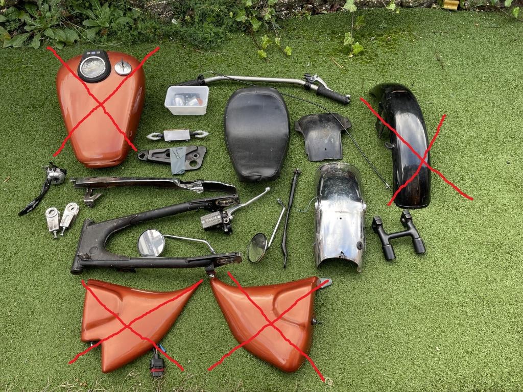 Onderdelen Yamaha XS650 / XS 650 en Ironhead, Motoren, Ophalen, Gebruikt