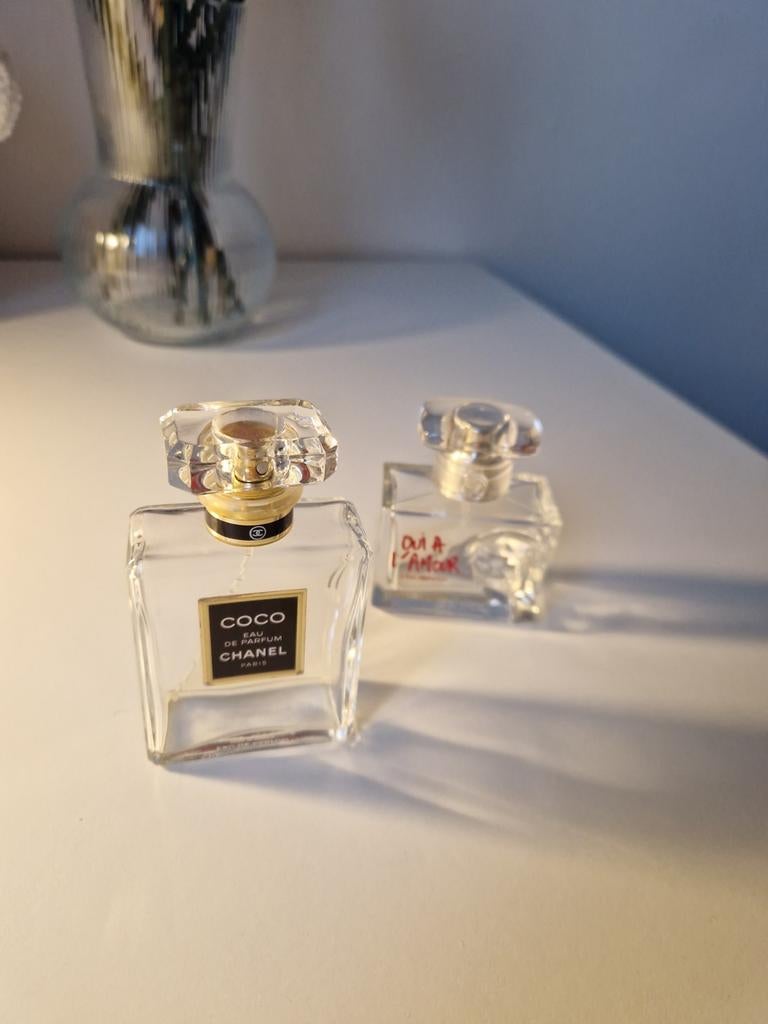 2x lege parfum flessen Coco Chanel eau de parfum, Ophalen of Verzenden, Parfumfles
