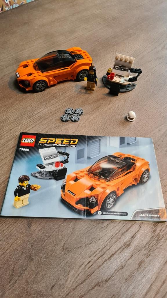 Lego Speed Champions 75880 McLaren 720S, Ophalen of Verzenden, Zo goed als nieuw