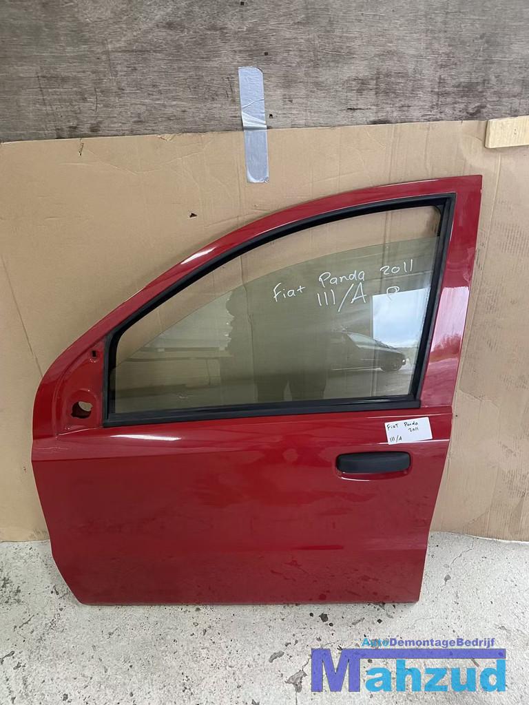 FIAT PANDA ROOD 111/A Links voor deur portier 2003-2013, Gebruikt, Deur, Stellantis Europe S.p.A., Voor