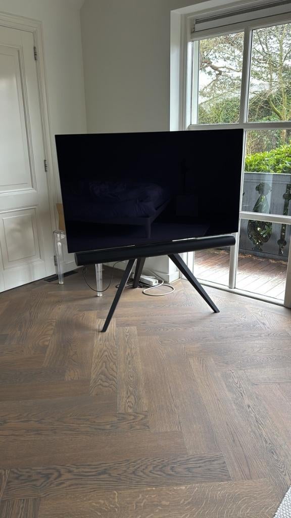 spectral tv standaard - ART, Huis en Inrichting, Kasten | Televisiemeubels, Ophalen, Gebruikt, Eikenhout, Minder dan 100 cm