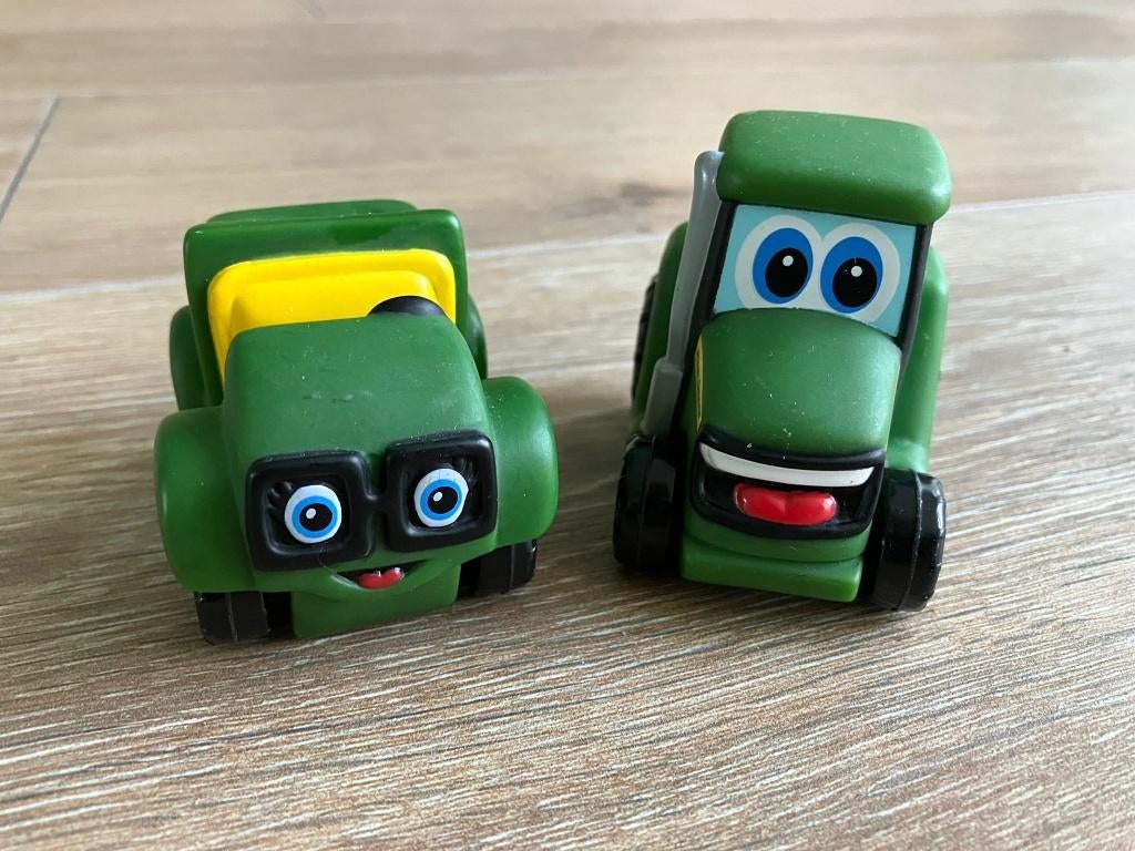 2 St: John Deere’ auto s supergaaf wagentjes, Ophalen of Verzenden, Gebruikt