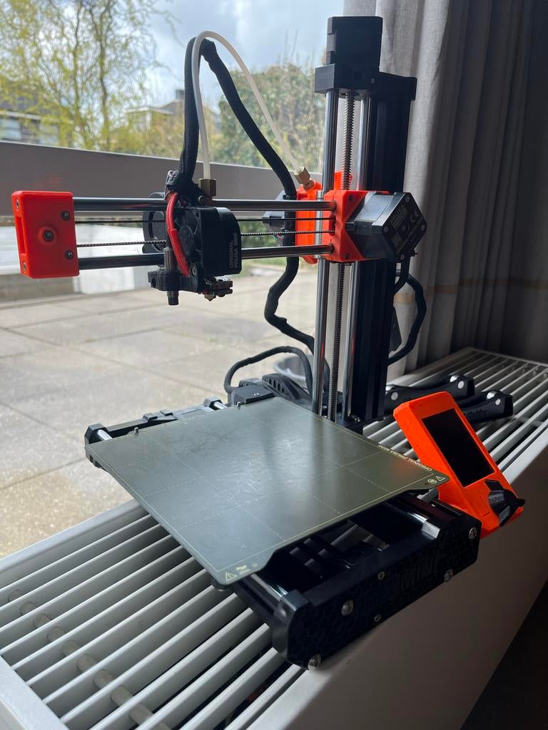 Prusa Mini 3D printer + filament spoelhouder, Computers en Software, 3D Printers, Ophalen, Ingebouwde Wi-Fi, Gebruikt
