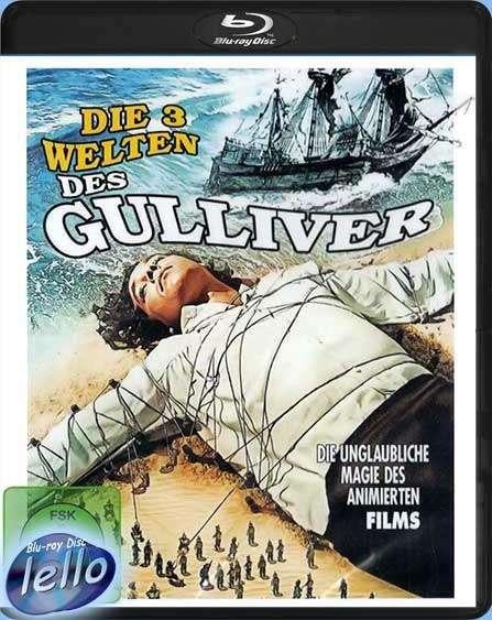 Blu-ray: The 3 Worlds of Gulliver (1960 Kerwin Mathews) DEN1, Ophalen of Verzenden, Nieuw in verpakking, Avontuur
