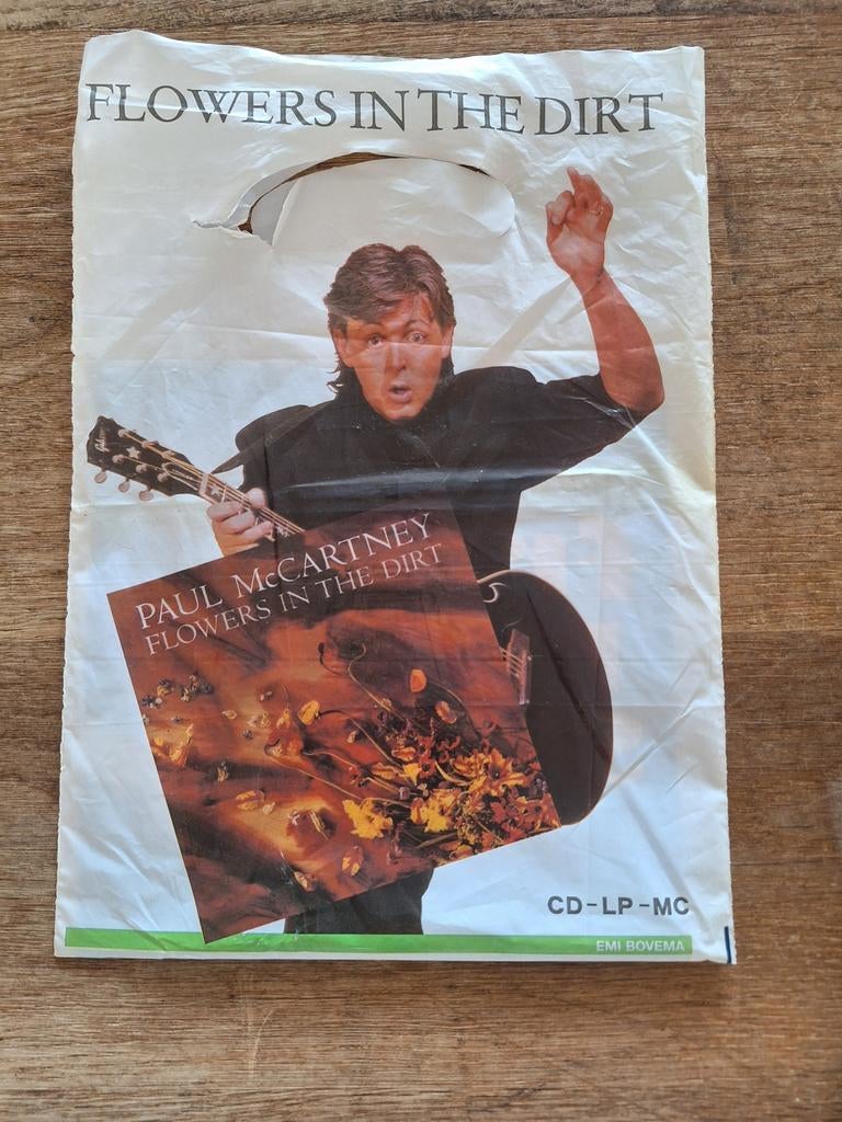 Paul McCartney Flowers in the Dirt promo tasje 1989, Ophalen of Verzenden, Gebruikt