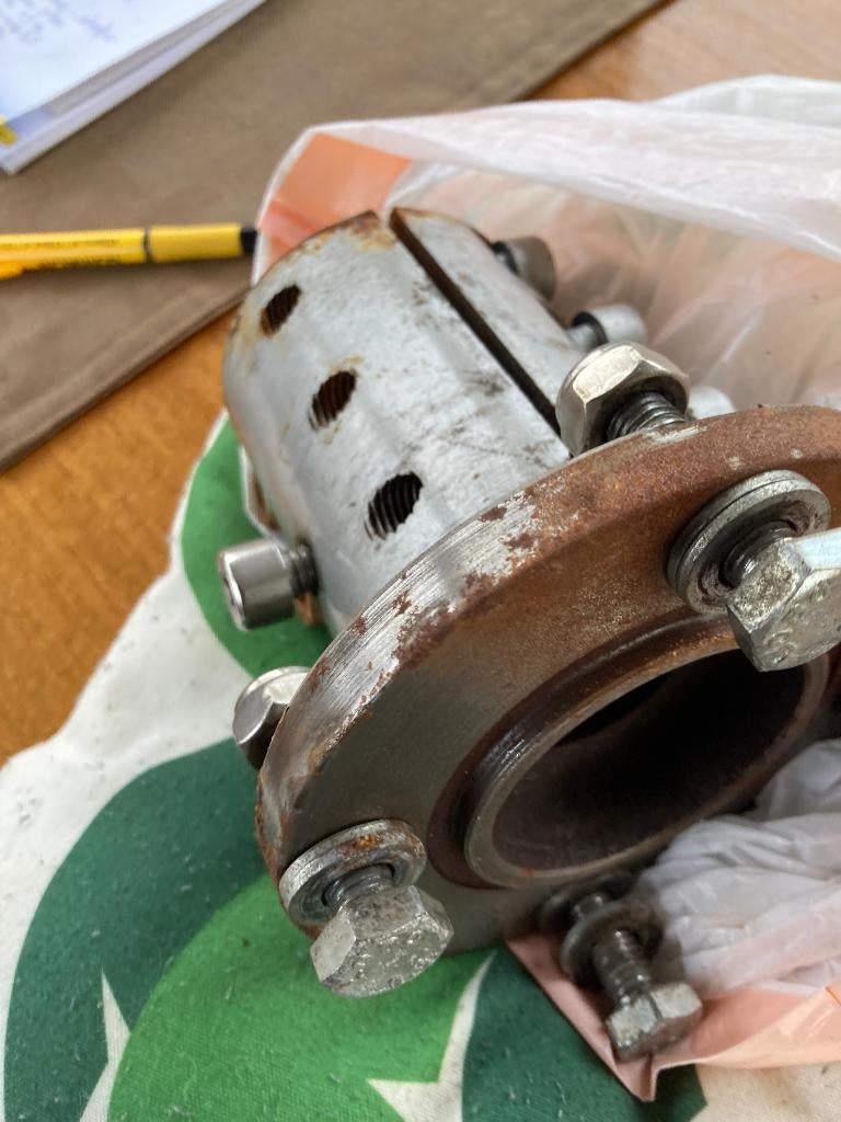 Flens schroefas, Ophalen of Verzenden, Gebruikt, Motor en Techniek, Zeilboot of Motorboot