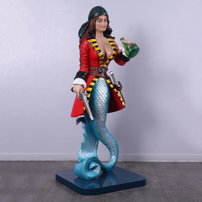 Sassea Mermaid Piraten beeld – Zeemeermin Hoogte 152 cm, Ophalen, Nieuw