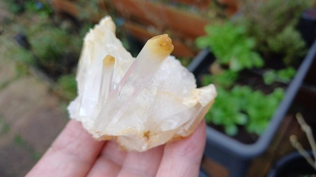 mrt06 Mango Kwarts Halloysiet Cabiche QuipamaBoyaca Colombia, Ophalen of Verzenden, Mineraal