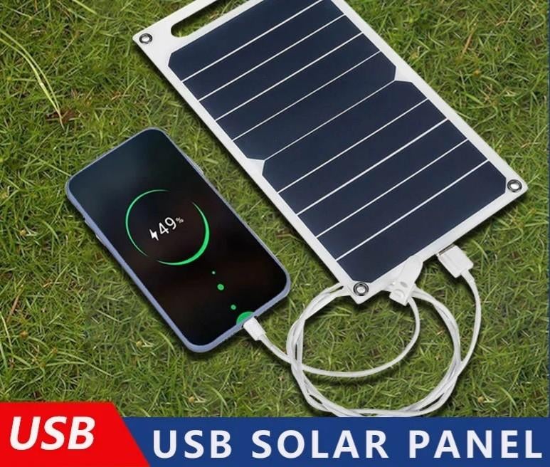 Portable zonne paneel / solar panel met 5V USB aansluiting, Ophalen, Nieuw, Overige merken