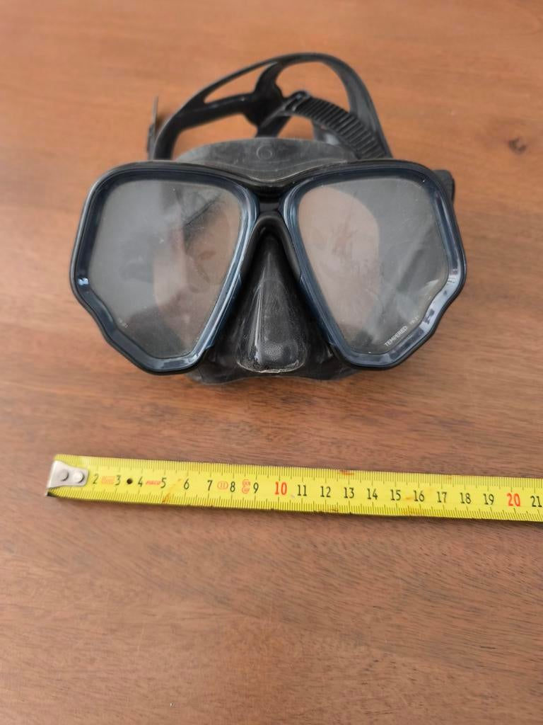 Zwart duikmasker, Watersport en Boten, Duiken, Ophalen of Verzenden