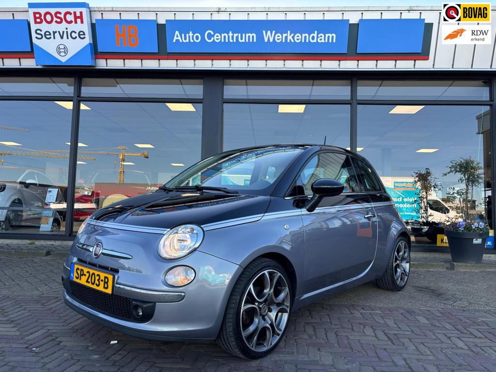 Fiat 500 1.2 Lounge, Auto's, Stof, Gebruikt, 4 cilinders, 840 kg