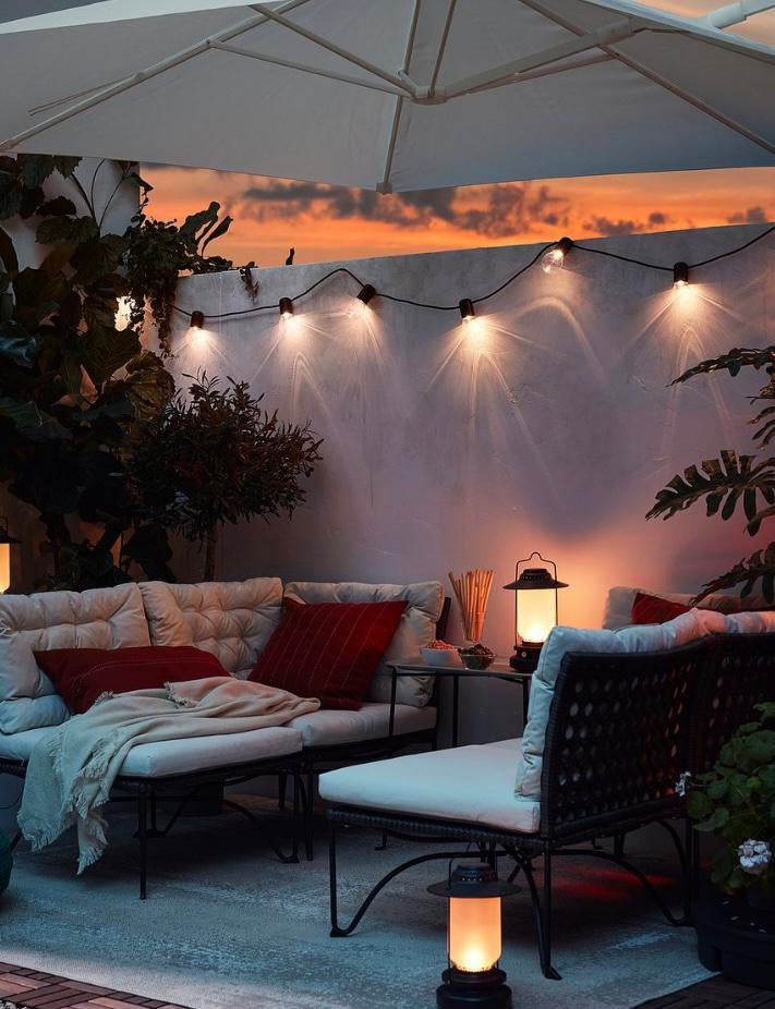 Ikea Svartra tuinlampjes, Ophalen, Kunststof, Gebruikt, Minder dan 50 watt