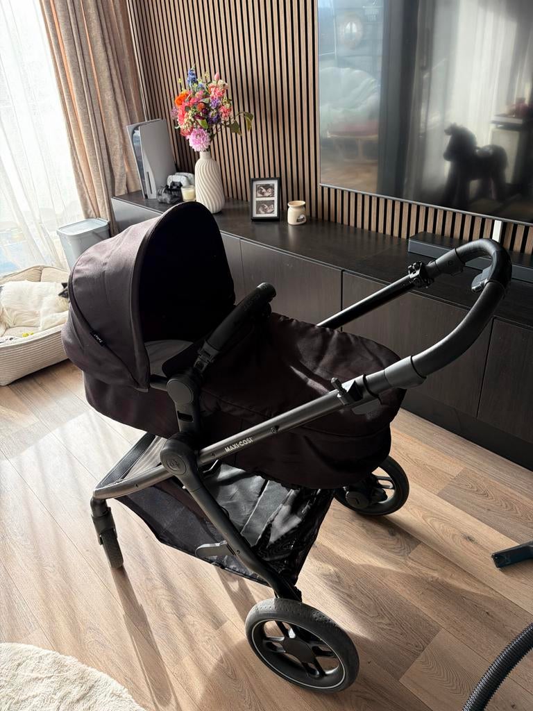 Maxi Cosi Zelia 3 kinderwagen + Cabriofix + Isofix base, Kinderen en Baby's, Kinderwagens en Combinaties, Ophalen, Gebruikt, Combiwagen